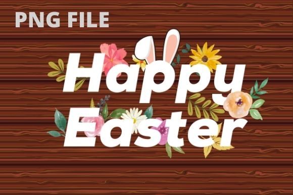 Celebrate with Happy Easter Floral: A Versatile Design