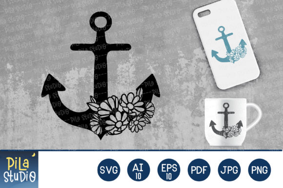 Discover the Versatility of Floral Anchor Svg File for Your Creative Projects