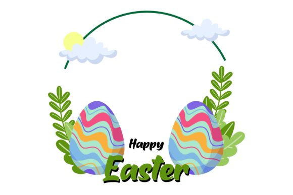 Easte Frame Banner Floral Ornament: A Versatile Decorative Element