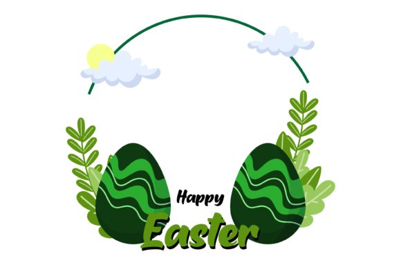 Easter Day Collection Frame Floral Cloud: A Versatile and Elegant Design Solution