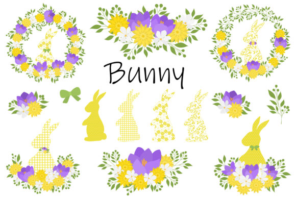 Embracing Creativity with Easter Bunny Silhouette and Floral Decor