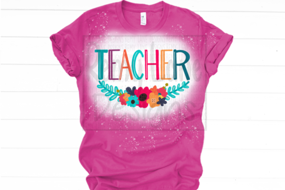 Enhance Your Designs with Teacher Bright Floral Sublimation