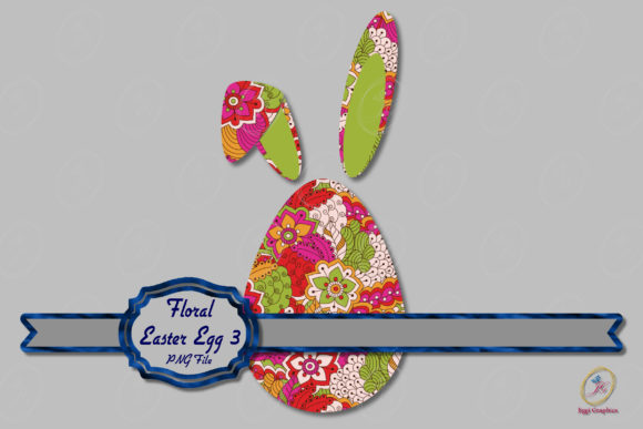 Floral Easter Egg Sublimation Design 3: A Versatile Tool for Creative Entrepreneurs