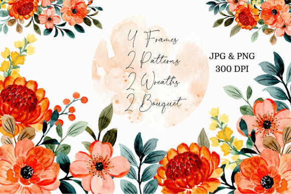 Unlocking Creativity with Digital Clipart Floral Watercolor Part21